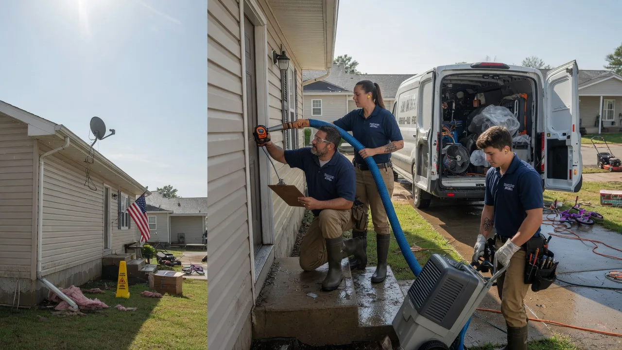 Ceiling Water Damage Restoration in Hoffmeister, NY near me